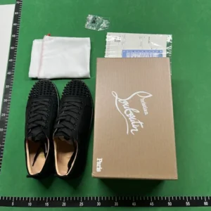 CL Christian Louboutin Kate high heels and Rivet shoes Nailed sneakers