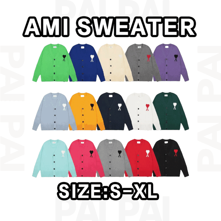AMIPARIS Crew neck sweatshirt    
  ( 40+ colors )